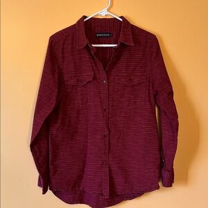 United By Blue Burgundy Button-Down Shirt